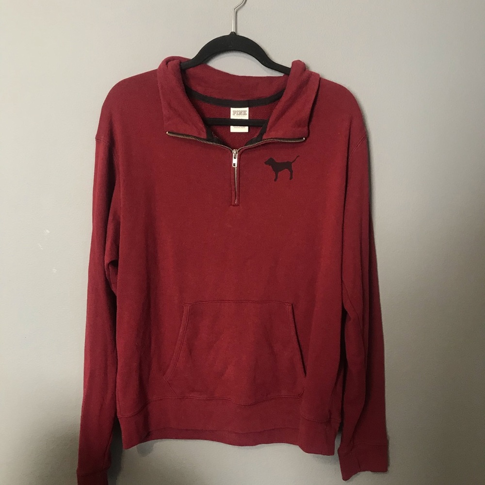 VS Pink quarter zip